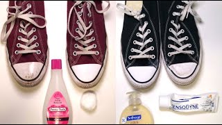 5 Home Remedies to Clean Converse Chuck Taylors  TESTED [upl. by Niehaus]