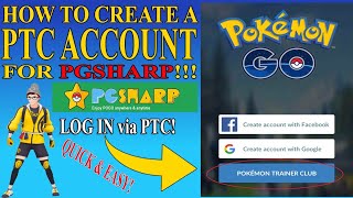 How To Create A PTC Account For PGSharp 2020 [upl. by Woodrow]