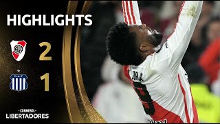 RIVER PLATE vs TALLERES  HIGHLIGHTS  CONMEBOL LIBERTADORES 2024 [upl. by Ahsam]