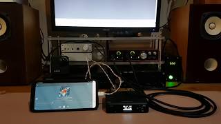 Topping D50 and S20 ultra  USB C streaming with TIDAL on USB Audio Player Pro [upl. by Naggem975]