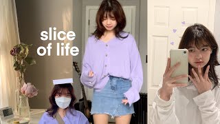 Slice of Life Getting a wolf cut haircut hush cut short hair GRWM updates Uni Life 💇🏻‍♀️ [upl. by Roque]