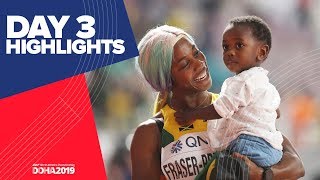 Highlights  World Athletics Championships Doha 2019  Day 3 [upl. by Homer143]