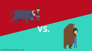 Bull and Bear Markets Bullish vs Bearish Explained in One Minute From Definition to Examples [upl. by Sherline455]