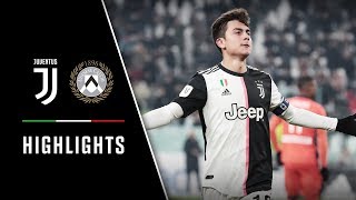 COPPA ITALIA HIGHLIGHTS Juventus vs Udinese  40  Dybala delight [upl. by Latsyrd]