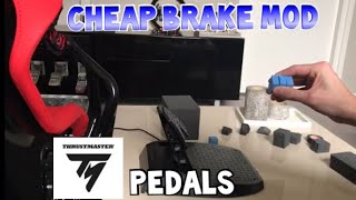 Cheap brake mod part 2 Thrustmaster T3PA  T300  T150 pedals [upl. by Goldwin]