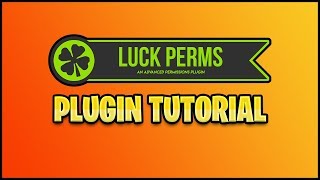 LuckPerms Plugin Tutorial  Permissions Plugin Minecraft Server Ränge einstellen [upl. by Enyaw]