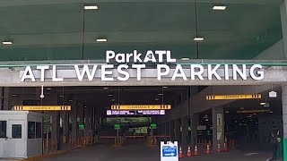 ATL West Parking Deck Atlanta Airport [upl. by Trip]