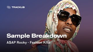 Sample Breakdown AAP Rocky  Fashion Killa [upl. by Darnoc]