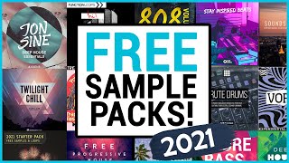 The 50 Best FREE Sample Packs in 2021 for ANY GENRE 32GB TOTAL [upl. by Clarie]