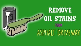 7 DIY Ways to Remove Oil Stains from Asphalt Driveway [upl. by Phelia]