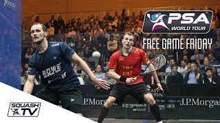 Squash Free Game Friday  Gaultier v Matthew  Tournament of Champions 2018 [upl. by Odlo629]