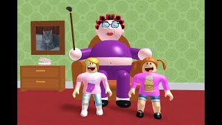 Roblox Escape Grandma With Molly amp Daisy [upl. by Nordna]