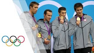 Michael Phelps Final London 2012 Race  Mens 4 x 100m Medley  London 2012 Olympic Games [upl. by Kowtko874]