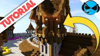 Minecraft How To Build A Medieval Watch Tower Tutorial [upl. by Arimas]