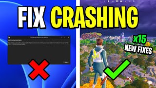 How To Fix Fortnite Crashes SEASON 4 [upl. by Nomyar]