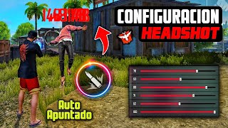 ✅SENSIBILIDAD FREE FIRE CON SEGUIMIENTO A LA CABEZA CONFIGURACIÓN PARA DAR HEADSHOT EN FREE FIRE😱 [upl. by Aiselad978]