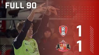 Full 90  Rotherham United 1  1 Sunderland AFC [upl. by Ward206]