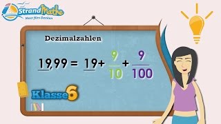 Dezimalzahlen verstehen  Klasse 6 ★ Wissen [upl. by Hpesojnhoj71]