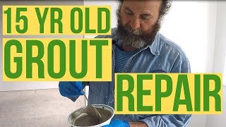 How to Repair Grout DIY  Quick Fix [upl. by Sitoiganap285]