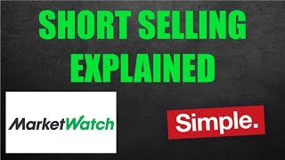 MarketWatch Stock Game Short Selling Explained For Beginners [upl. by Annitsirhc]