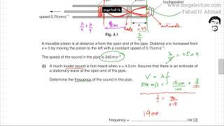 4  9702s18qp22  Stationary Waves Nodes Antinodes [upl. by Eskil]