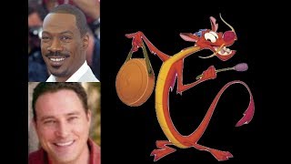 Animated Voice Comparison Mushu Mulan [upl. by Oile]