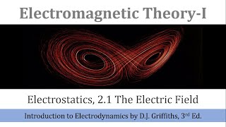 21 The Electric Field Electromagnetic Theory1 Griffiths Electrodynamics [upl. by Anabal]