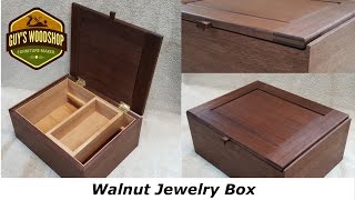 Walnut Jewelry Box [upl. by Attelrahs]