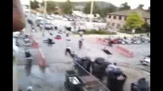 Hells Angels  Mongols Fight  Sturgis Rally [upl. by Anuaik]