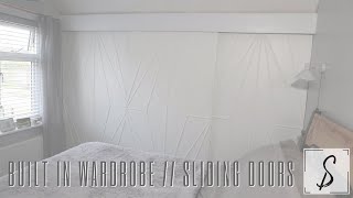 DIY Built in Wardrobe  Sliding Doors [upl. by Lola926]