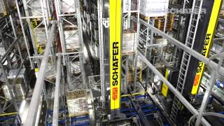 Storage and Retrieval Machine HighBay Warehouse Logistics Software Vinamilk in Asia [upl. by Marriott972]