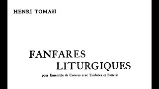 Tomasi  Fanfares Liturgiques score [upl. by Merissa396]