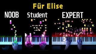 5 Levels of Für Elise Piano [upl. by Bolling31]