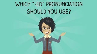 Pronunciation Past Tense Regular Verbs ed [upl. by Nedak]