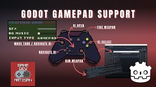 How to Add Controller Support in Godot 4  Godot Fundamentals [upl. by Riamo]