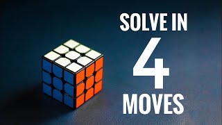 How to Solve a Rubik’s Cube in 4 Moves [upl. by Egoreg195]