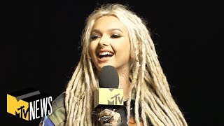 Zhavia Remaking A Whole New World w ZAYN  MTV News [upl. by Yniffit]