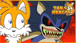 Tails Reacts To SonicEXE Trilogy Part 1 2 amp 3 [upl. by Lahpos]