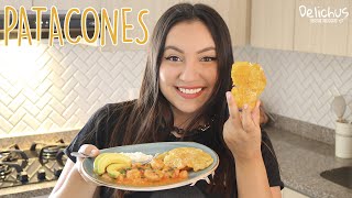 ¿ Cómo hacer patacones crocantes y deliciosos  Pataconas  Tostones  Receta para principiantes [upl. by Gunner40]