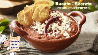 FRIJOLES REFRITOS  RECETA SECRETA SABOR A CHORIZO [upl. by Devi377]