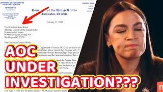 AOC TERRIFIED Begs DOJ to Reveal Investigation into Her Helping Migrants aoc newyork immigration [upl. by Eelsnia142]