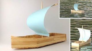 How to Make a Sail Boat [upl. by Adnat]