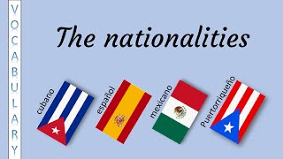 How to say nationalities of 21 Spanish Speaking Countries [upl. by Crystie]