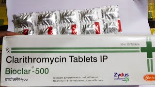 Bioclar 500 TabletsClarithromycin Tablets [upl. by Niloc]