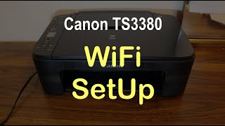 Canon TS3380 WiFi SetUp review [upl. by Arodaeht]