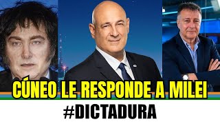 🔴SANTIAGO CÚNEO LE RESPONDE A JAVIER MILEI EN VIVO Dictadura  131224 santiagocuneo cuneo [upl. by Aniroc948]