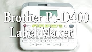 Brother PtD400 Label Maker [upl. by Kiki]