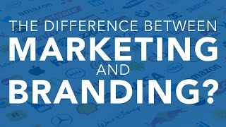 The Difference Between Marketing and Branding [upl. by Nonna586]