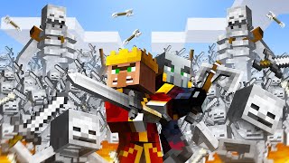 Villagers vs Pillagers Life All Episodes  Minecraft Animation Movie [upl. by Mintz]