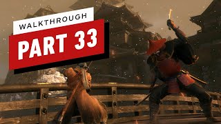 Sekiro Shadows Die Twice Walkthrough  Ashina Castle Dusk Castle Grounds Part 33 [upl. by Atirehgram584]